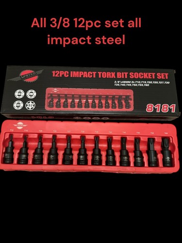 12pc impact torx bit sockets - impact,