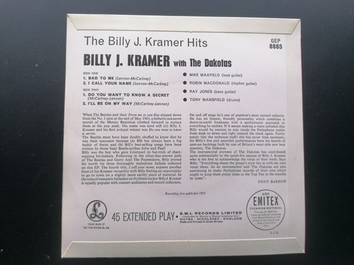The billy kramer hits - j,