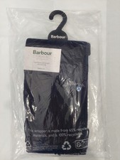 Barbour Unisex Navy Plain Lambswool Scarf