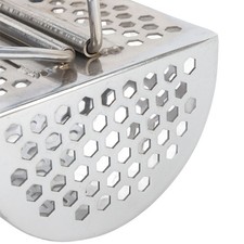 Metal Detecting Sand Scoop Foldable Handle Stainless Steel Sand Sifter