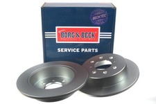 2x Brake Discs Pair Solid Rear 238mm BBD4093 Borg & Beck Set 42510SELT50 Quality