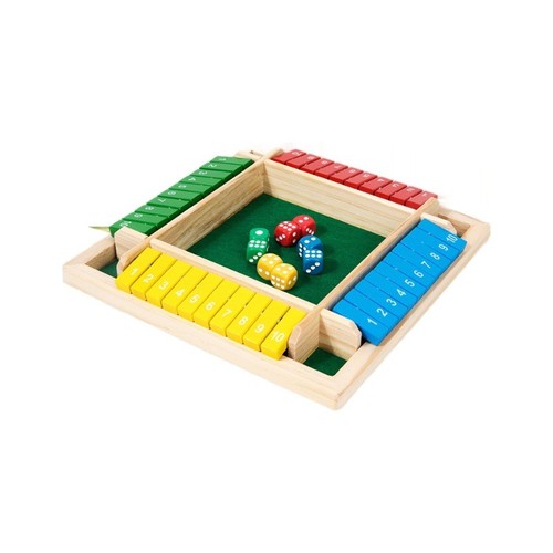 Deluxe shut the box dice - the,
