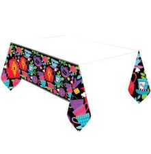 Mad Hatters Teaparty Alice Birthday Tea Party Plastic Tablecover Decoration
