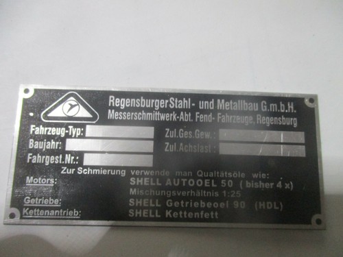 Type plate rsm fend - id,