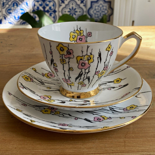 Vintage windsor bone china - vintage,