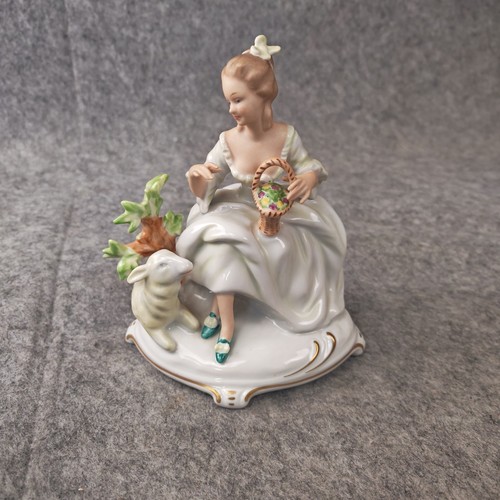 Wallendorf figurine lady - lady, /