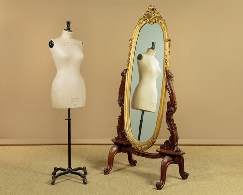 Antique carved and gilded - and,