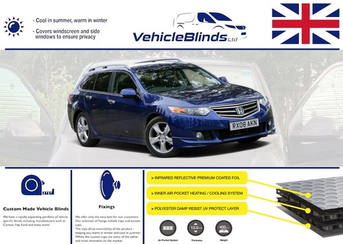 Stealth blinds for - stealth, honda