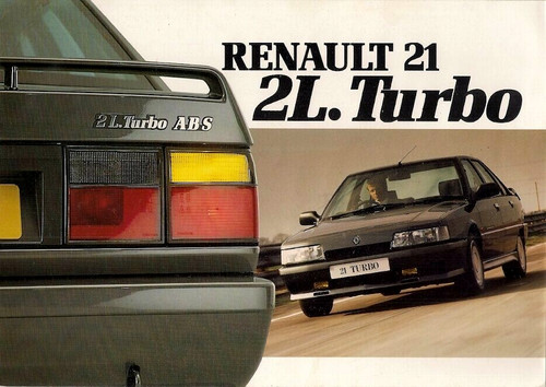 Renault litre turbo 1988 - renault,