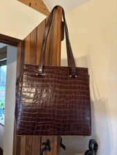 Vintage Leather Tote Bag Quality Marks and Spencer