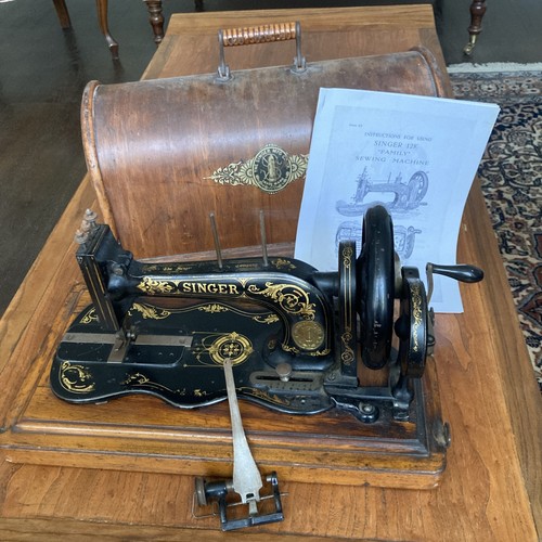 Singer 12k sewing machine - , with