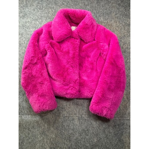 Cropped faux fur jacket - fur,