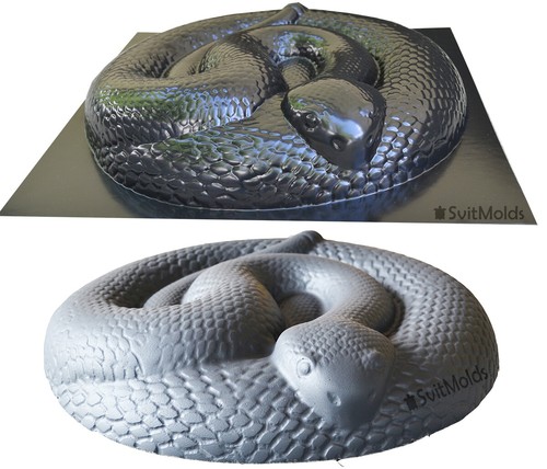Mold snake diy concrete cement - diy,