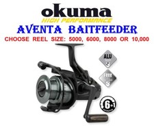 MAD CLEARANCE OKUMA AVENTA BAITFEEDER REEL CARP FISHING BIG PIT BAIT RUNNER