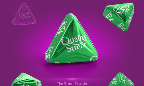 Green triangles pick - triangles, n