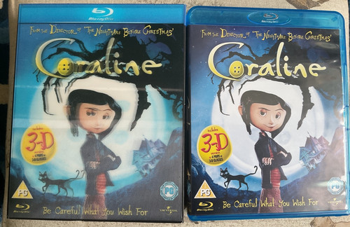 Coraline 2009 blu ray and - coraline, 2d