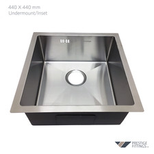 Undermount Kitchen Sink - Single Bowl, High Quality,1.2mm Thick, 440x440x200mm