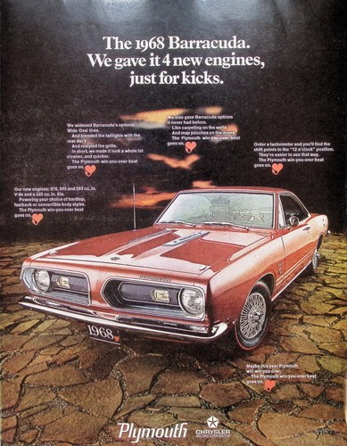 Vintage 1960s print 1968 - ad,