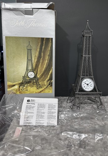 Seth thomas eiffel tower clock - thomas,