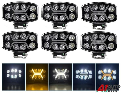 Led oval fog spot light - 10",