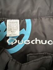 Quechua Black ski trousers women EU 40 & Braces
