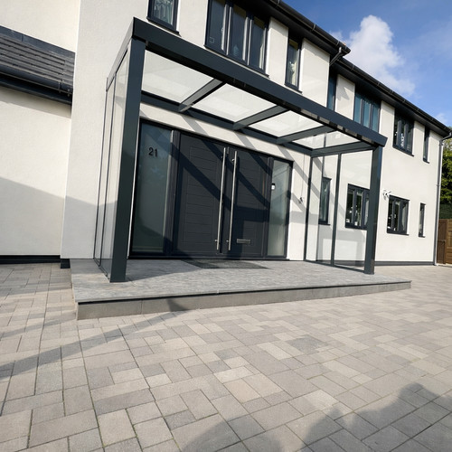 Glass porch for - porch,