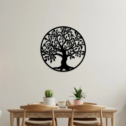 Tree life with - birds, metal