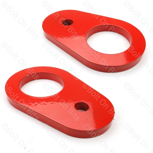 Pair red tow eye anchor - tow,