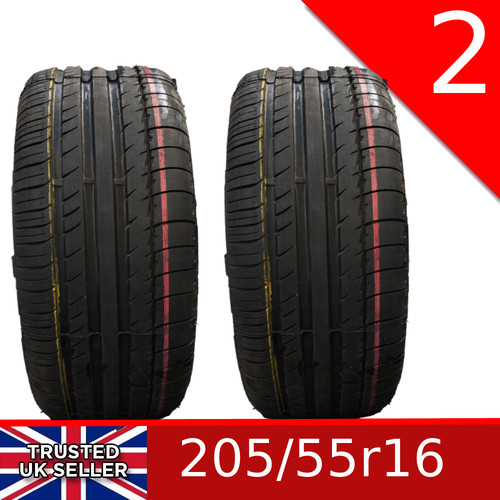 205 55r16 radburg tyres - 2x,