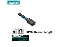 Makita 8mm Magnetic Nut Runner Bolt Setter Driver 50mm Impact Black 1/4" Shank