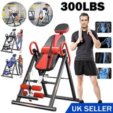 300lbs Heavy Duty Gravity Inversion Table Back Therapy Fitness Inverter Machine