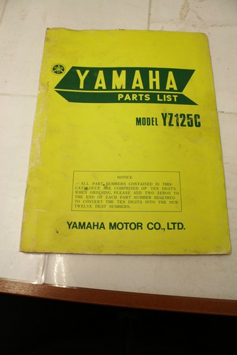 Yamaha yz125 125 parts - yamaha,