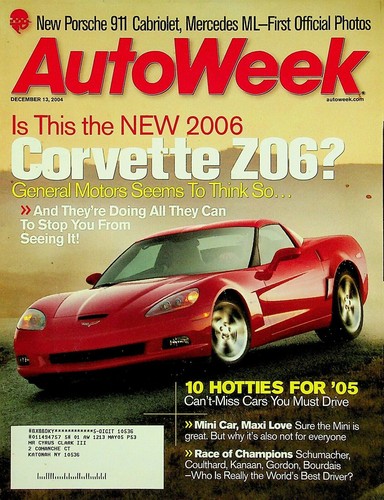 Autoweek magazine december - autoweek,