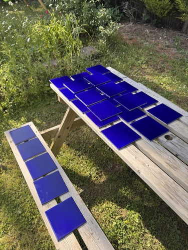 Cobalt blue square - blue, &