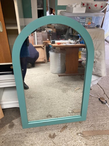 Arched top wall - top, painted