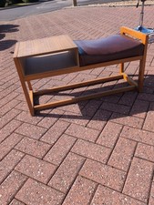 Vintage wooden telephone table