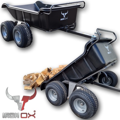 Quad bike tipping trailer - bike,