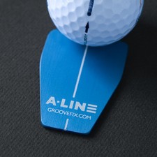 A-LINE BALL MARKER PUTTING AID