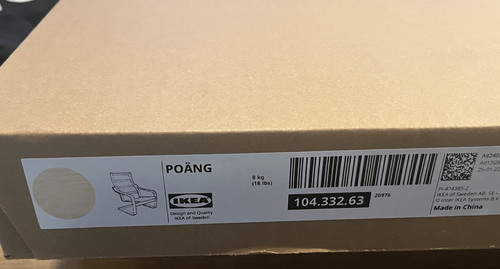 Ikea poang armchair frame - ikea,