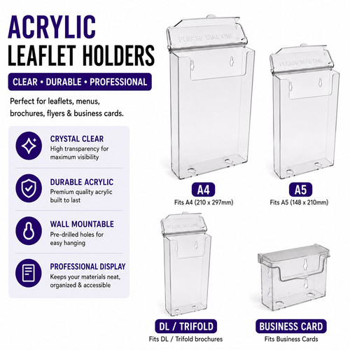 Outdoor leaflet holder - leaflet,