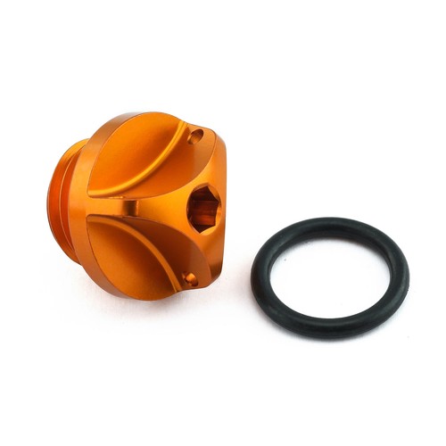 Aluminium oil filler cap - aluminium,