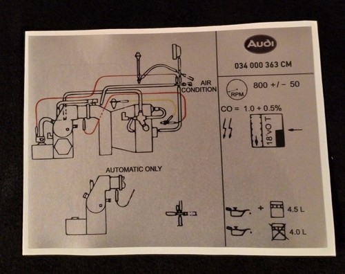 Audi brake engine vacuum - audi,
