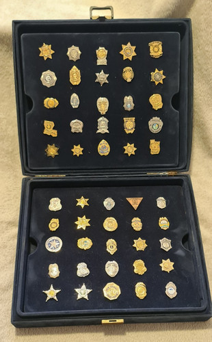 The authentic police badge - us,