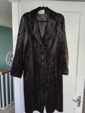 Beautiful Black Faux Astrakhan