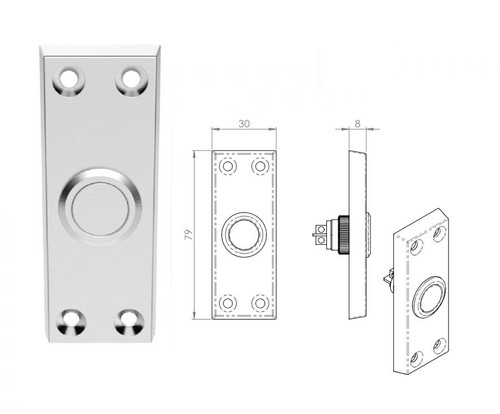 Carlisle brass door bell - -,
