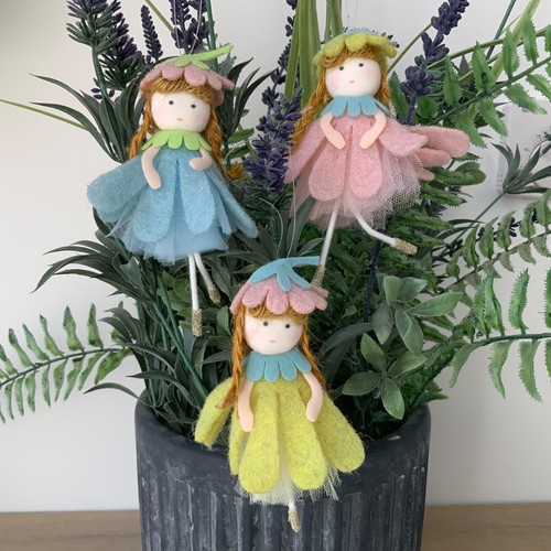 Felt spring flower - spring,