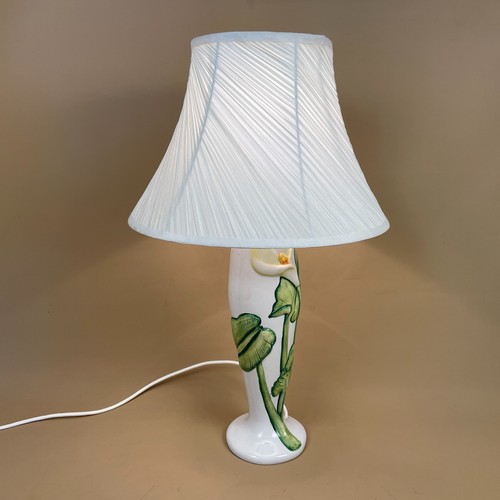 Calla lily ceramic table - calla, lamp