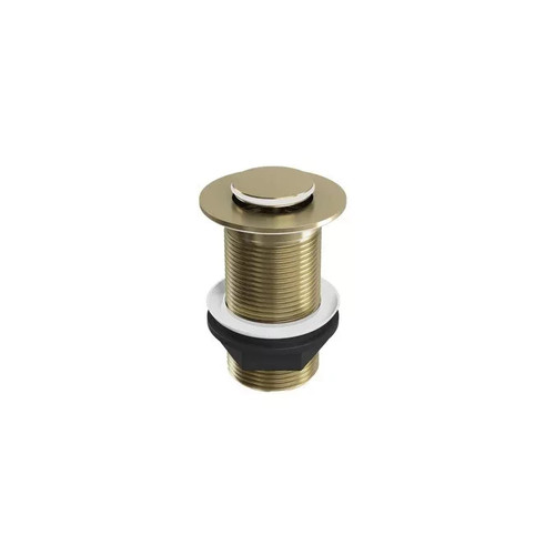 Brushed brass basin waste pop - brushed,
