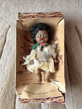 Vintage Rare Triang Pedigree Maori Doll In Traditional Dress - 1950/60s