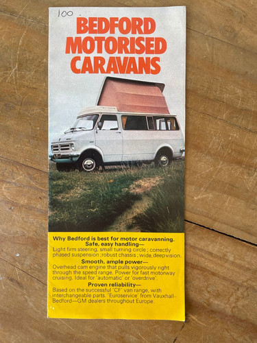Bedford motorised caravans - bedford,
